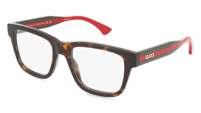 Gucci GG1870O havana Hoekaanzicht