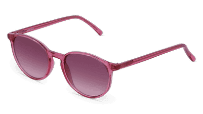 Daan Sun roze transparant Hoekaanzicht