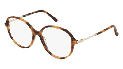 Fielmann BD 565 FA ALESSIA Rose marron or rose Vue d'angle