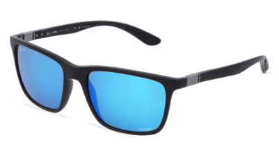 RAY-BAN RB4385 Noir Vue d'angle