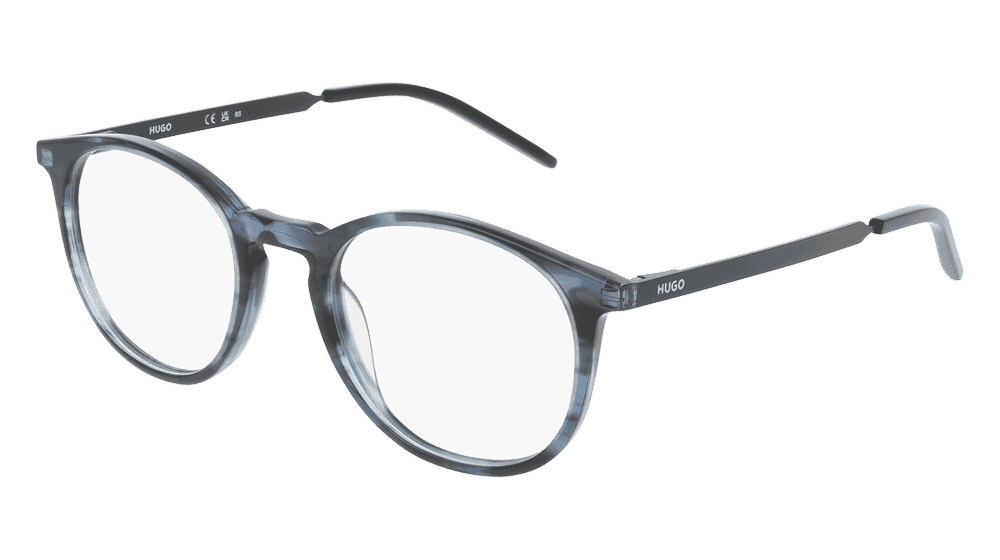 Hugo HG 1017 Bleu marbré Vue d'angle