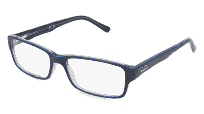 Ray-Ban RX5169 Bleu Vue d'angle