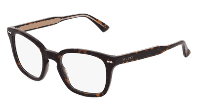 GUCCI GG0184O havana Hoekaanzicht