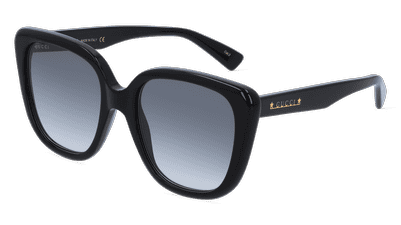 GUCCI GG1169S Zwart glanzend Hoekaanzicht