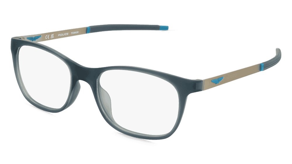 Police POIVPLF86 Gris transparent Vue d'angle