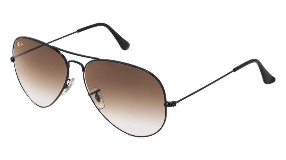 Ray-Ban RB3025 Noir Vue d'angle