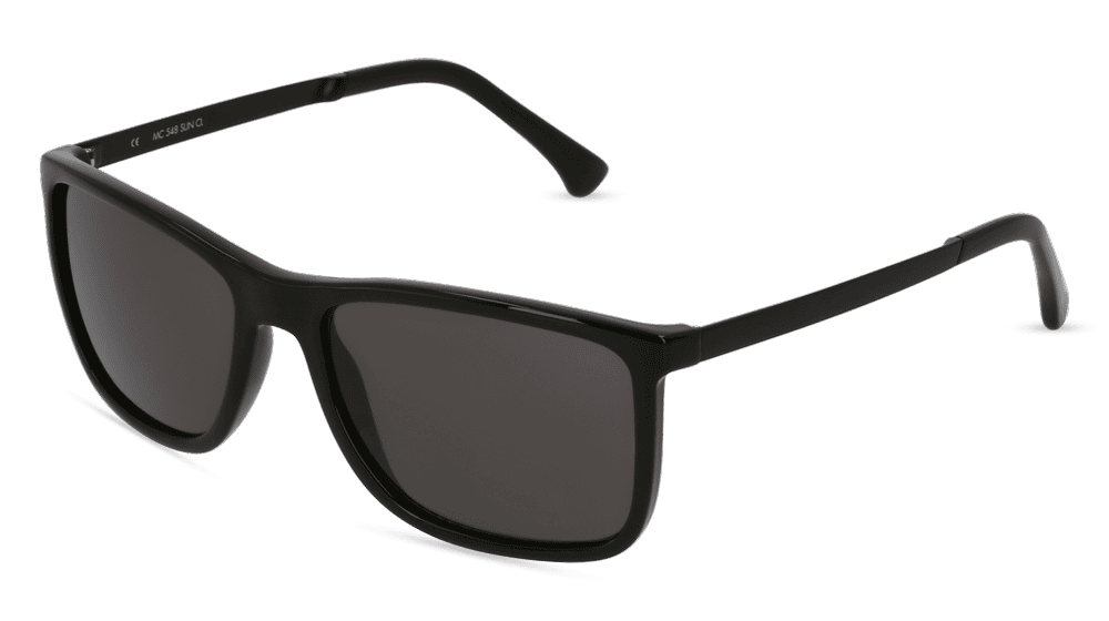 Chester Sun Noir brillant Vue d'angle