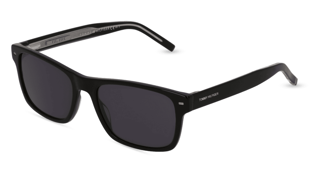 TOMMY HILFIGER EYEWEAR TH 1794/S Noir brillant Vue d'angle