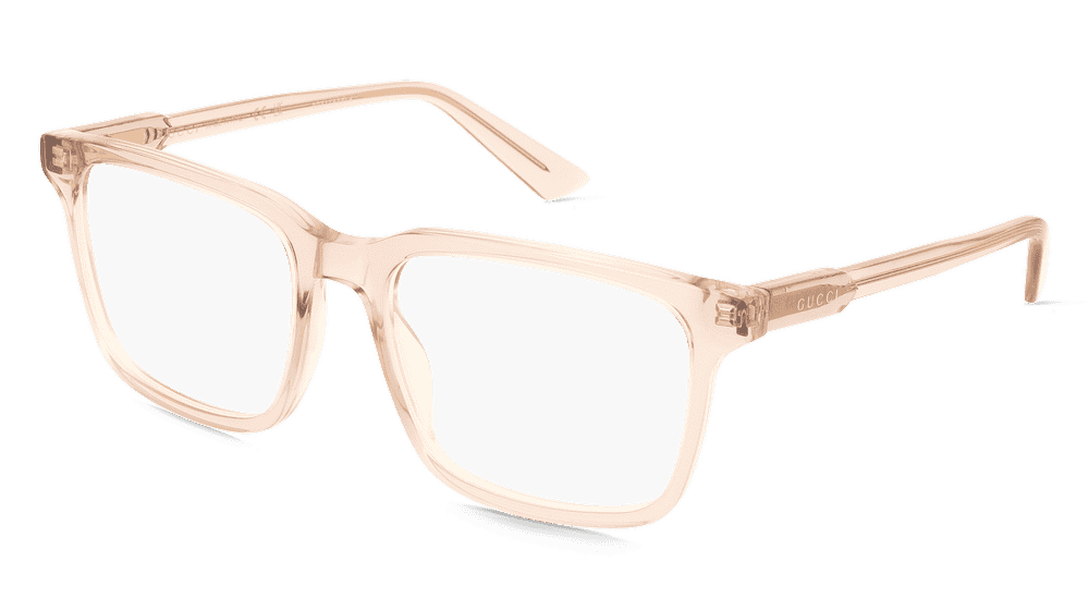 Gucci GG1120O bruin transparant Hoekaanzicht