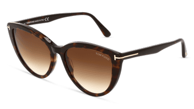 Tom Ford FT0915 ISABELLA-02 Havanna brillant Vue d'angle