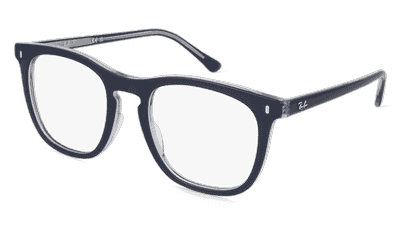 Ray-Ban 0RX2210V Noir Vue d'angle