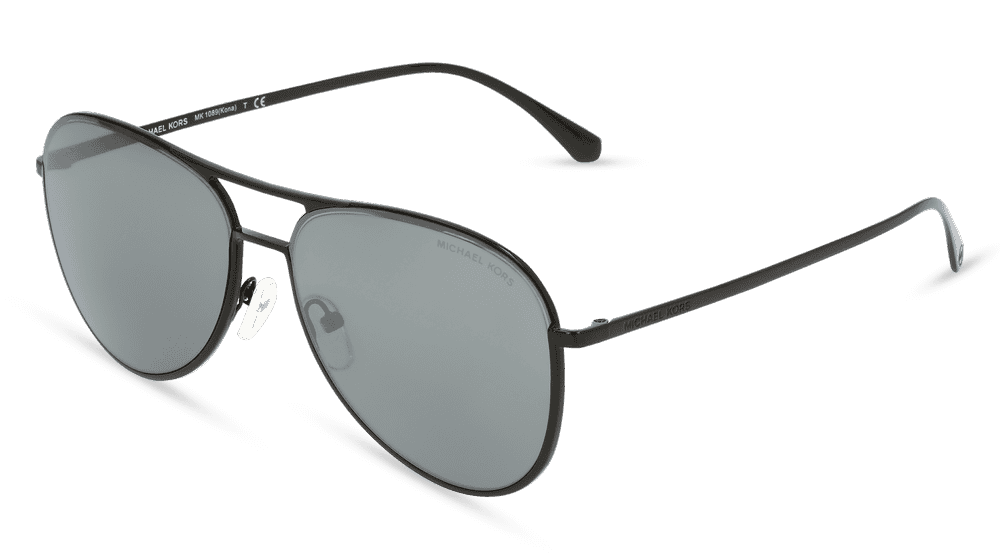 MICHAEL KORS MK1089 KONA Zwart glanzend Hoekaanzicht