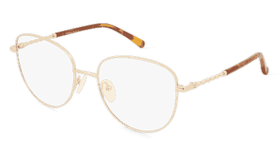 Fielmann BD 567 FA GLORIA Havane doré Vue d'angle