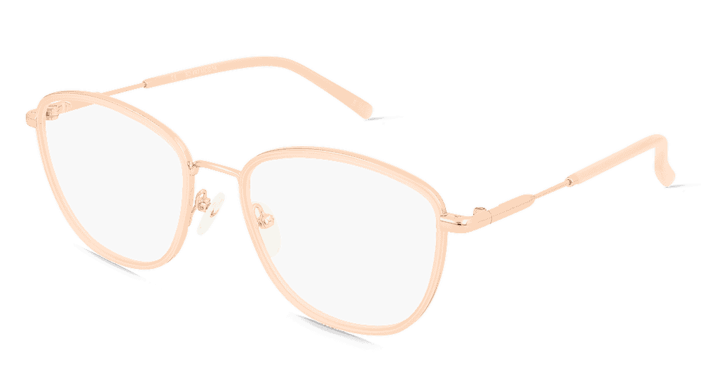 Fielmann BD 497 MOD FA Rosé doré Vue d'angle