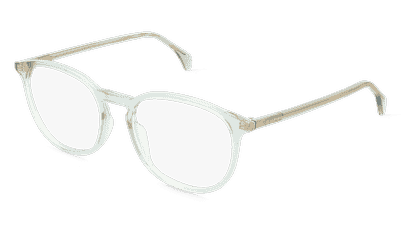 Gucci GG0551O Noir transparent Vue d'angle