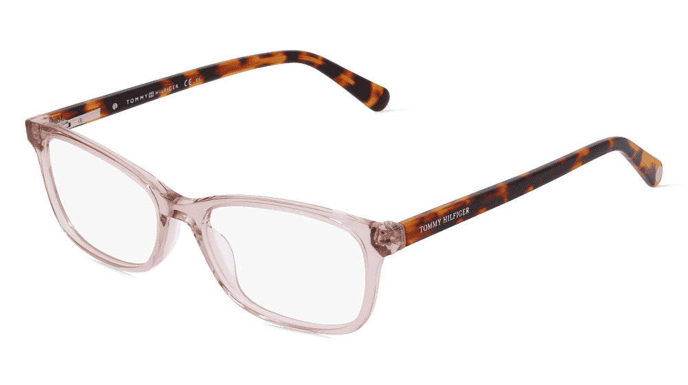 Tommy Hilfiger TH1889 Rosé transparent Vue d'angle