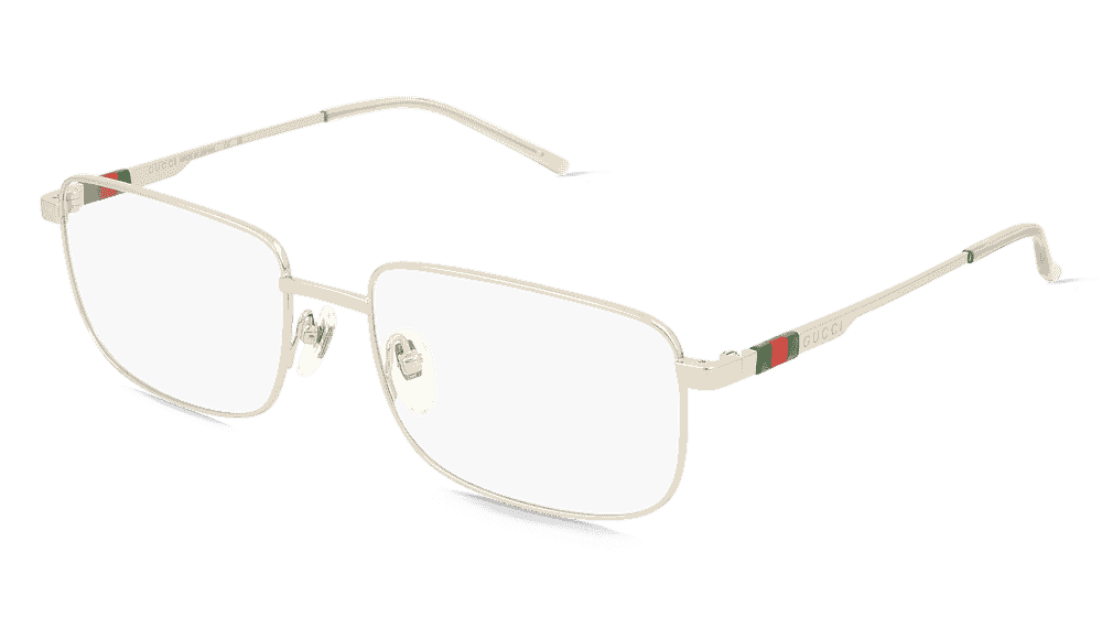 Gucci GG1678O zilver Hoekaanzicht