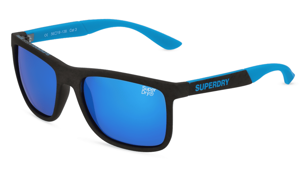 SUPERDRY RUNNERX grijs blauw Hoekaanzicht