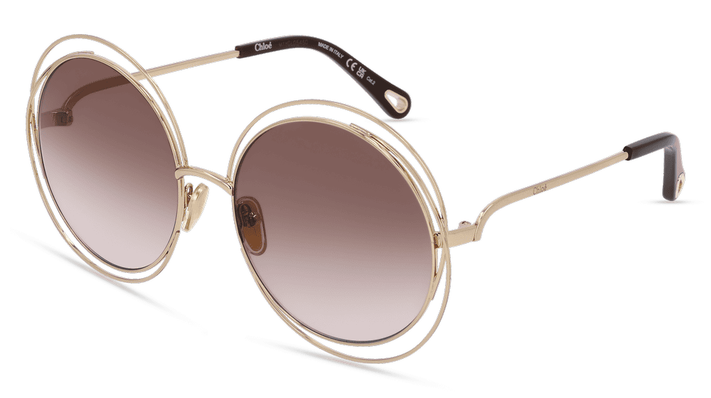 CHLOE CH0045S Goud glanzend Hoekaanzicht