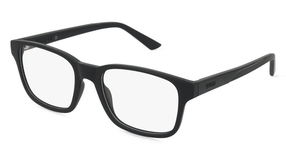 Puma PU0434O Noir transparent Vue d'angle