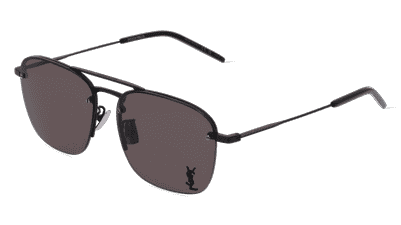 Saint Laurent SL 309 M zwart mat Hoekaanzicht