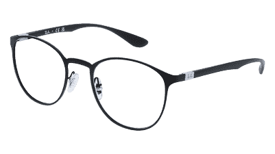 Ray-Ban RX6355 zwart Hoekaanzicht