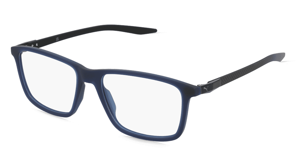 Puma PU0419O Noir bleu Vue d'angle