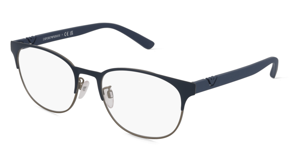 Emporio Armani EA1139 Noir bleu Vue d'angle