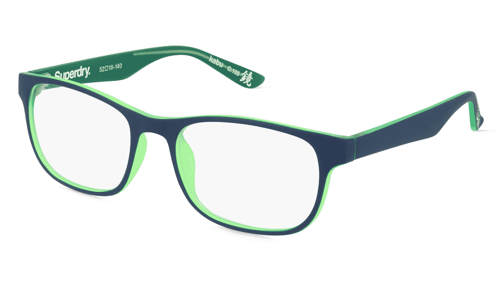 Superdry SDO Kabu Vert bleu Vue d'angle