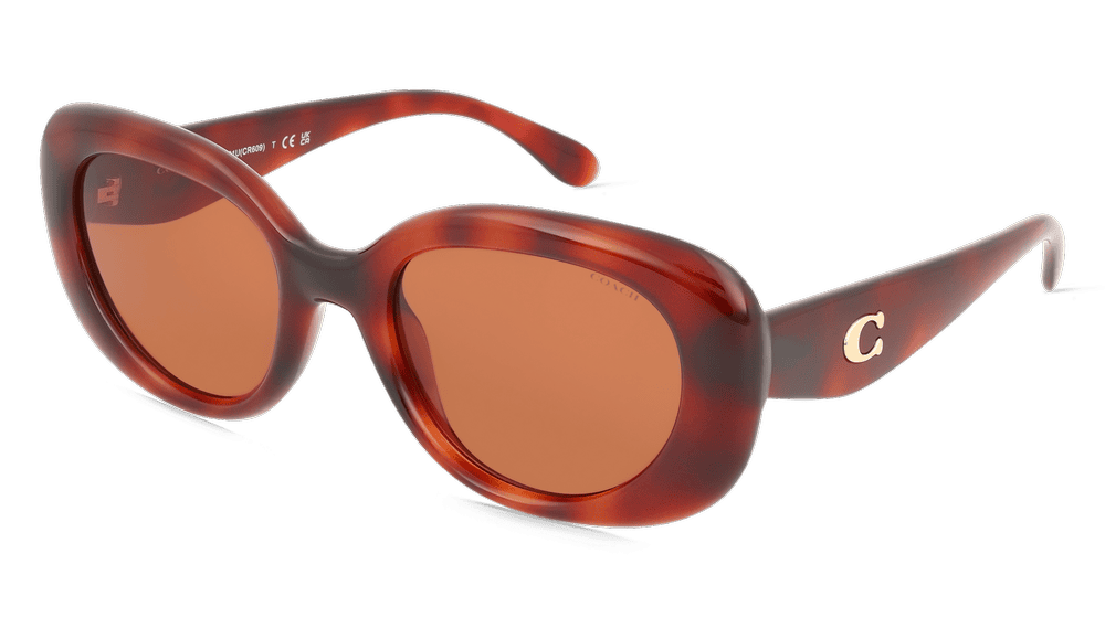 Coach HC8391U Havane Vue d'angle