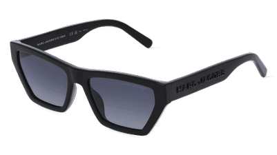 Marc Jacobs 657/S Noir brillant Vue d'angle