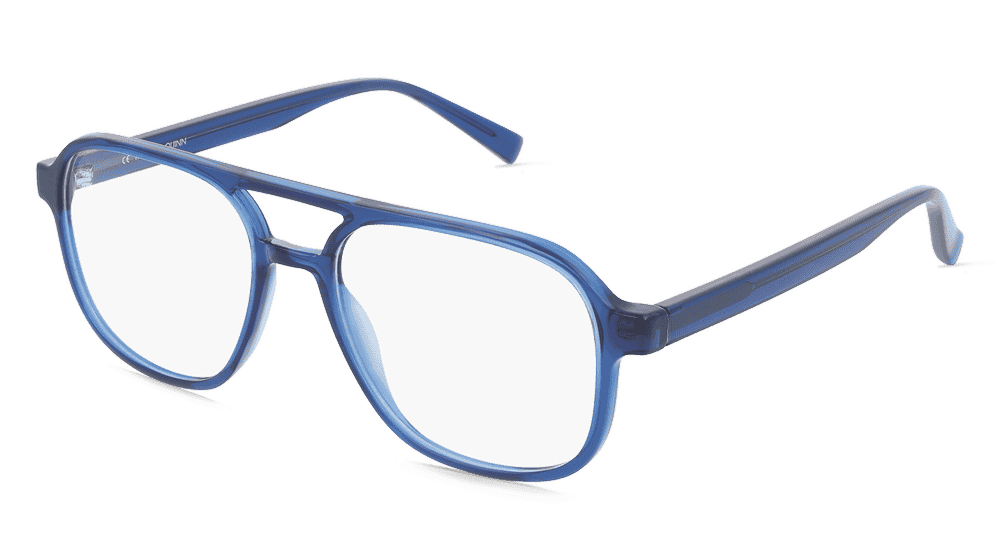 Fielmann LD 039 FA QUINN blauw transparant Hoekaanzicht