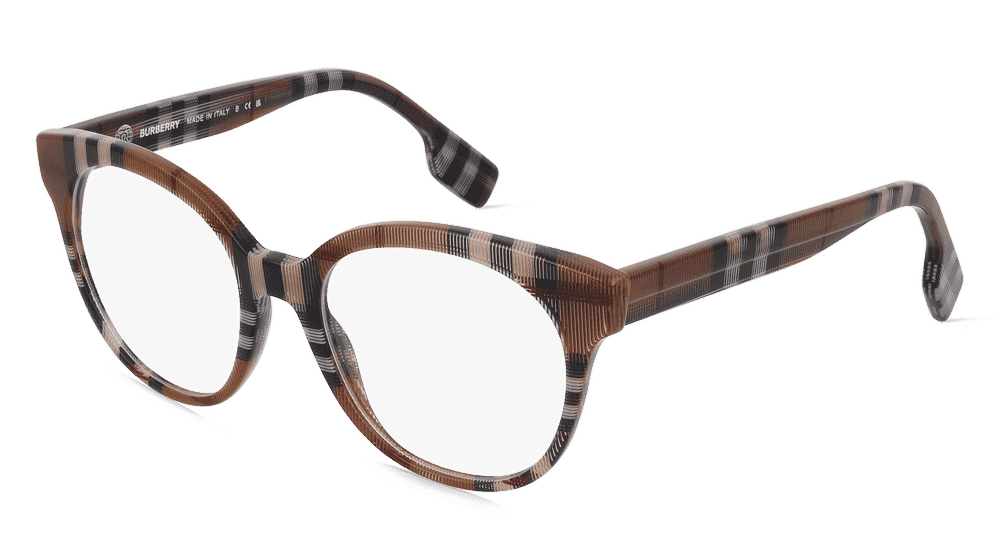 Burberry BE2356 Rayé brun Vue d'angle