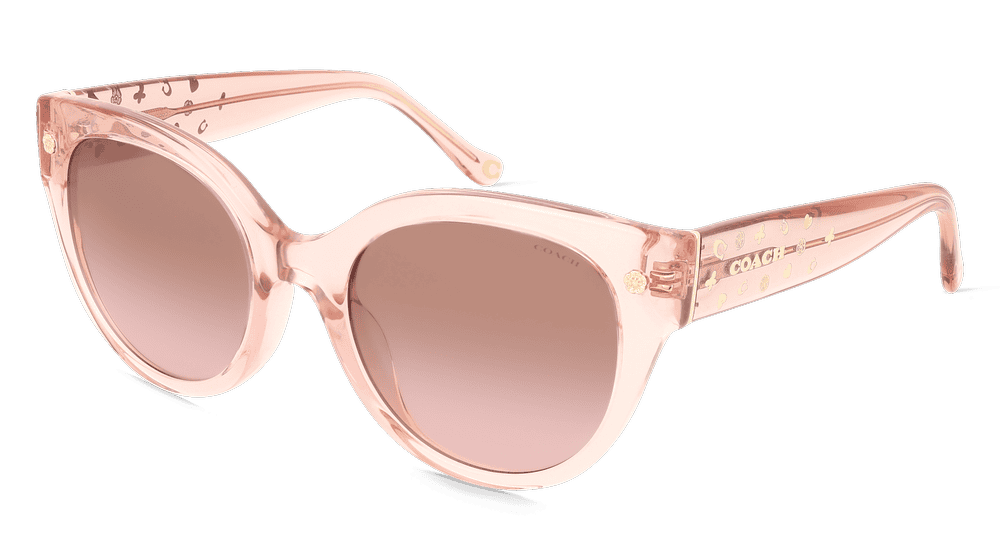Coach 0HC8393U Rosé transparent Vue d'angle