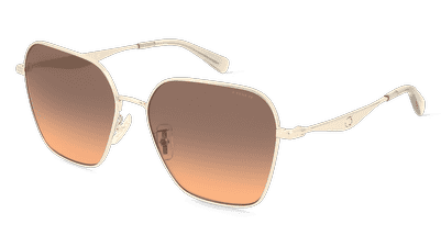 Coach HC7168 Doré brillant Vue d'angle
