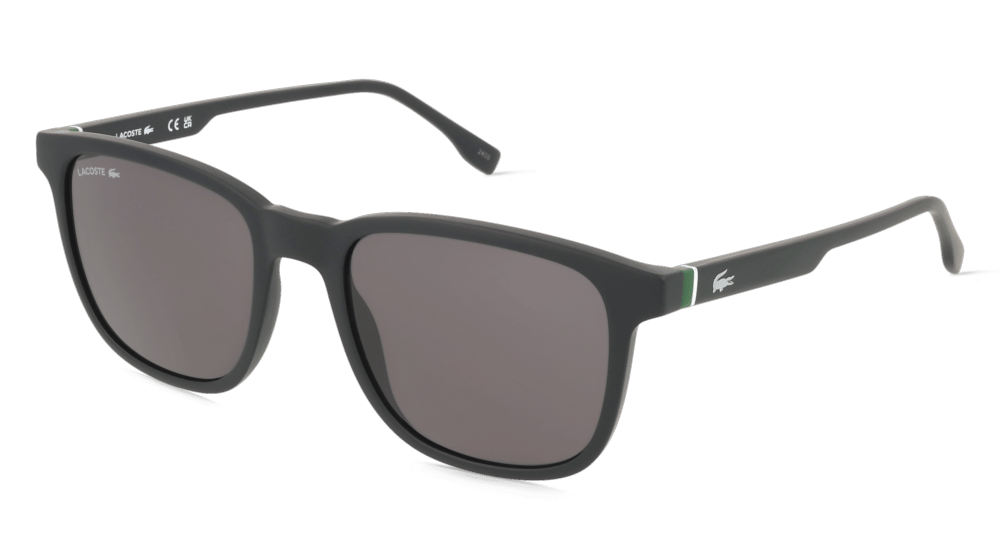 Lacoste L6029S zwart mat Hoekaanzicht