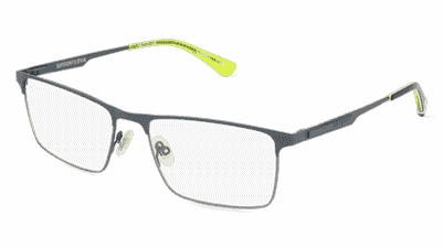 Superdry SDO Caleb Gris jaune Vue d'angle