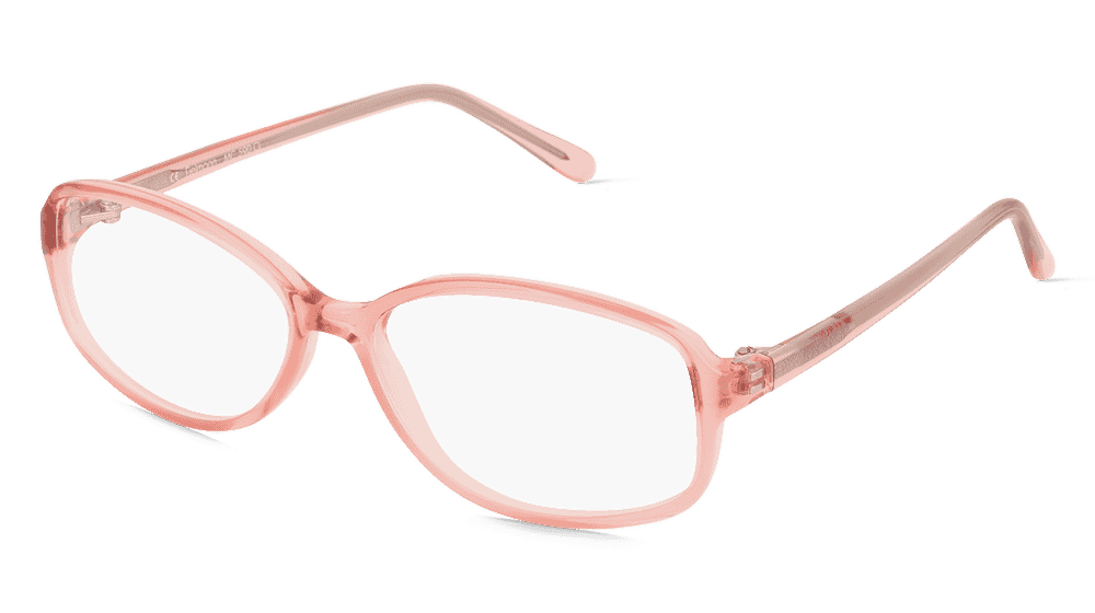 Fielmann MC 590 CL Rosé transparent Vue d'angle