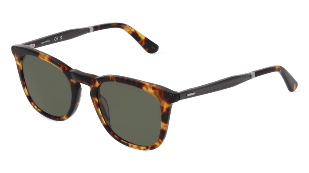 CALVIN KLEIN CK23501S Jaune Havane Vue d'angle