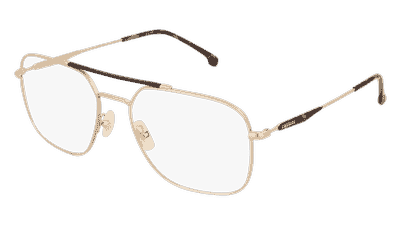 Carrera 290 zwart goud Hoekaanzicht