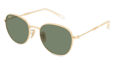 Ray-Ban RB3809 goud Hoekaanzicht