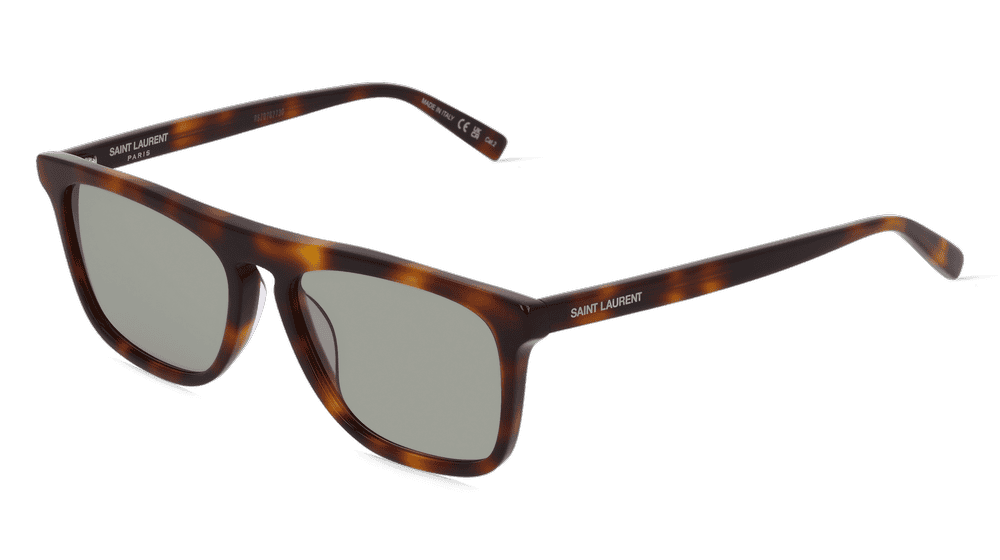 SAINT LAURENT SL 586 Havanna brillant Vue d'angle