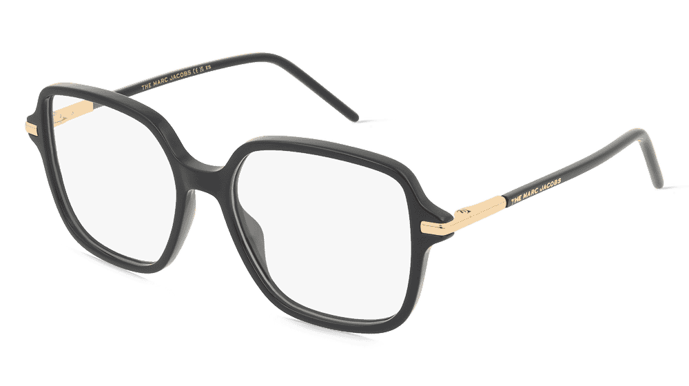 Marc Jacobs MARC 593 zwart Hoekaanzicht