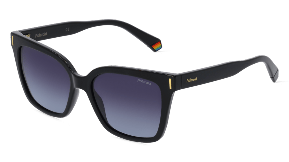 Polaroid PLD 6192/S Noir brillant Vue d'angle