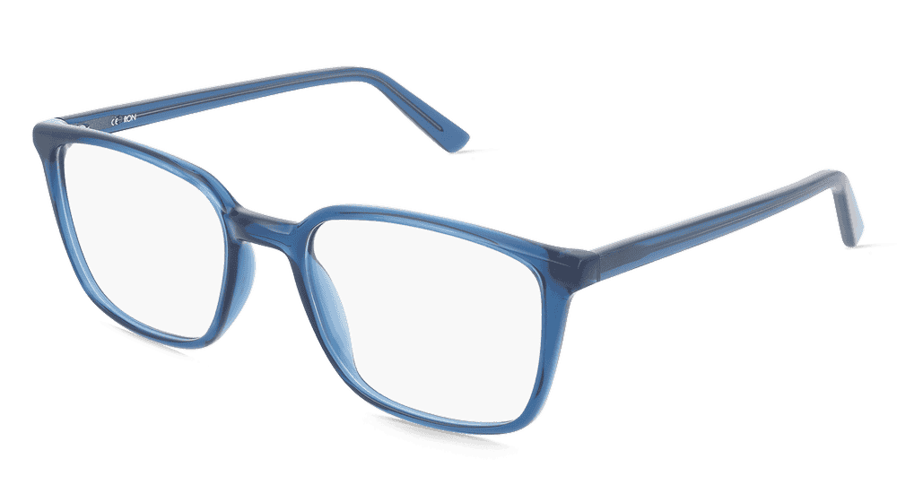 Fielmann JIL 035 CL RON Bleu transparent Vue d'angle