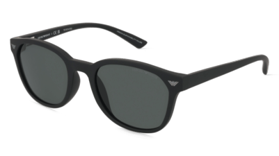Emporio Armani 0EA4225U blauw mat Hoekaanzicht