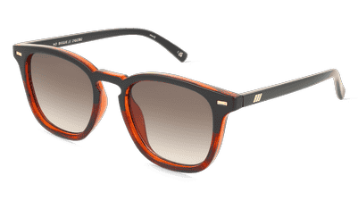 Le Specs NO BIGGIE zwart bruin Hoekaanzicht