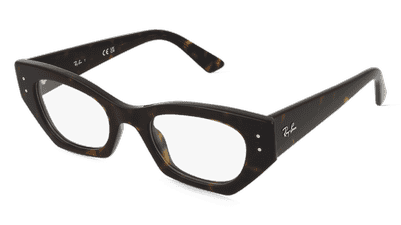 Ray-Ban 0RX7330 ZENA Vert Vue d'angle