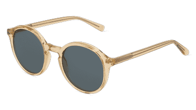 Fielmann ABC 073 SUN FA LEO Zwart glanzend Hoekaanzicht