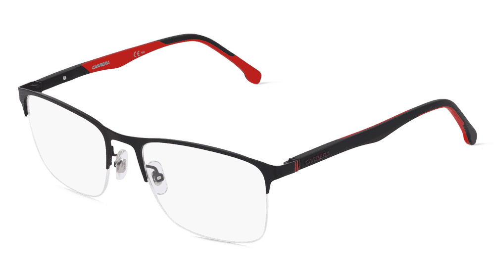 CARRERA 8861 Rouge noir Vue d'angle